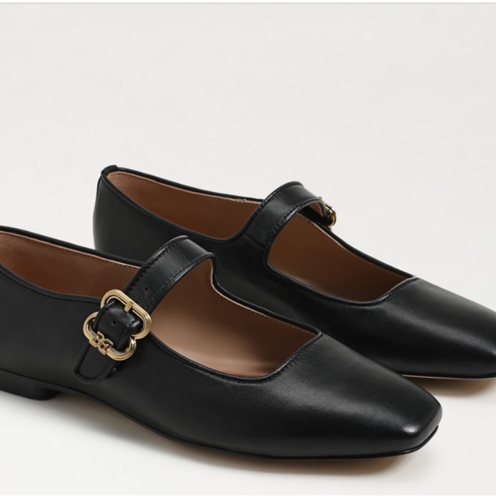 Sam Edelman Black Micheala Strap Flats - Picture 4 of 4